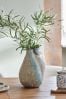 Blue Reactive Glaze Ceramic Vase