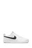 White/Black Nike Court Vision Low Trainers