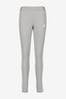 adidas Grey/White Sportswear 3 Stripes Leggings