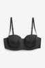 Black Light Pad Smoothing Longline Strapless Bra