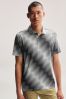 Monochrome Print Golf Polo Shirt