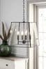 Black Warwick 4 Light Ceiling Light