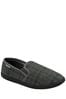 Dunlop Grey Mens Twin Gusset Full Slippers