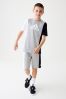 Black adidas Kids Sportswear Essentials Colourblock T-Shirts Set