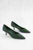 Green Regular/Wide Fit Forever Comfort® Kitten Heel Court Shoes, Regular/Wide Fit
