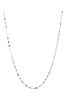 Oliver Bonas Silver Plated Renata Beaded Chain Necklace