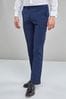 Blue Slim Stretch Smart Trousers