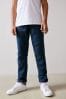 Blue Navy Regular Fit Cotton Rich Stretch Jeans (3-17yrs), Regular Fit