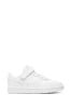 Nike tiempo White Junior Court Borough Low Trainers