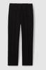 Black Reiss Gabi Slim Fit Suit Trousers, Petite