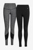 Next Active Sports High Waisted Full Length Sculpting Leggings 2 Pack