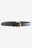 Black Pearl Buckle Regular Belt