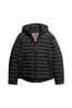 Superdry Black Hooded Fuji Sports Padded Jacket