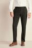 Green Slim Fit Trimmed Check Suit Trousers