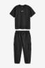 Neutral Cargo Joggers And T-Shirt Set (3-16yrs)