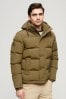 Superdry Green Everest Short Hooded Puffer