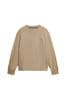 Superdry Beige Overdyed Logo Loose Crew Jumper