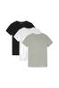 Black, White & Grey Tommy Hilfiger Premium Lounge T-Shirts 3 Pack