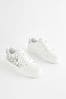 White Forever Comfort® Butterfly Lace-Up Chunky Trainers