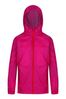 Black Regatta Pink Kids Pack It Waterproof & Breathable Puddle Jacket