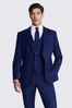 MOSS Navy Blue Tailored Fit twill Suit Jacket