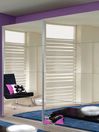 Rauch Dark Grey Cameron Mirror 1.8m Sliding Semi-Fitted Wardrobe, 1.8m Sliding