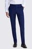 MOSS Navy Blue Tailored Fit Twill Suit Trousers