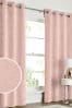 Grey Soft Velour Curtains, Eyelet Lined