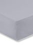Bianca Grey 200 Thread Count Cotton Percale Extra Deep Fitted Sheet