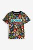 Multi Sonic The Hedgehog Short Sleeve T-Shirt (3-16yrs)