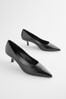 Shiny Black Regular/Wide Fit Forever Comfort® Kitten Heel Court Shoes, Regular/Wide Fit