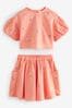 Peach Pink Top & Skirt Set (3mths-7yrs)