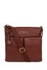 Chestnut Pure Luxuries London Soames Leather Cross Body Bag