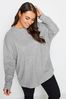 Yours Curve Soft Touch Ribbed Sweatshirt