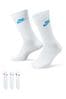White Nike Everyday Essential Socks 3 Pack