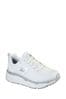 White Skechers Elite Slip Resistant Arch Fit Womens Trainers
