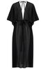 Pour Moi Black Recycled Luxe Maxi Chiffon Cover-Up