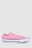 Converse Pink Chuck Taylor All Star Junior Low Trainers