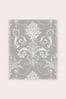 Laura Ashley Steel Josette Wallpaper Sample Wallpaper