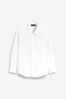White 5 Pack Long Sleeve Shirts (3-17yrs), Standard