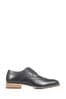 Pavers Wide Fit Leather Black Brogues