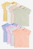 Multi Brights 8 Pack Cotton T-Shirts (3mths-7yrs)