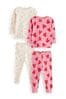 Pink/Cream Pyjamas 2 Pack (9mths-12yrs)