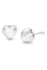 Beaverbrooks Children’s Mini B Silver Heart Earrings