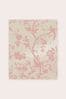 Laura Ashley Chalk Pink Oriental Garden Pearlescent Wallpaper Sample Wallpaper