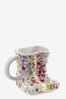 Floral Welly Becher