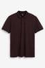 Black Pique Polo Shirt, Regular