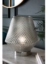 Chrome Battery Operated Medium Tapered Ambient Lamp, Regular