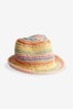 Multi Rainbow Straw Hat (3mths-6yrs)