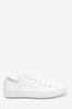 Converse White Chuck Taylor All Stars Leather Ox Trainers